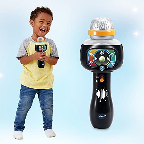 VTech Micrófono Infantil Karaoke Canta Conmigo, Juguete para niños +2 años, Versión española, Color Negro