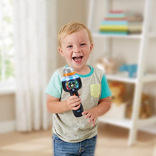 VTech Micrófono Infantil Karaoke Canta Conmigo, Juguete para niños +2 años, Versión española, Color Negro