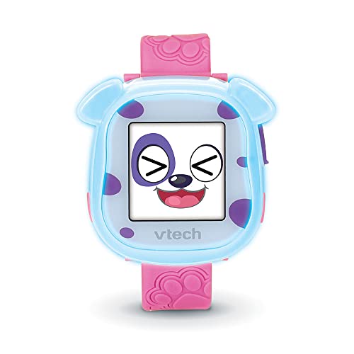 VTech My First Kidiwatch, Reloj Mascota para cuidar, Juguete niños +3 años, Versión ESP, Color Blanco-Rosa (80-552857)