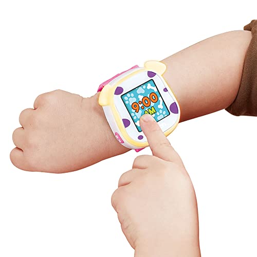 VTech My First Kidiwatch, Reloj Mascota para cuidar, Juguete niños +3 años, Versión ESP, Color Blanco-Rosa (80-552857)