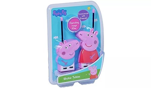 Walkie-talkie Peppa Pig Peppa & George - Juego de walkie talkie (50 m)