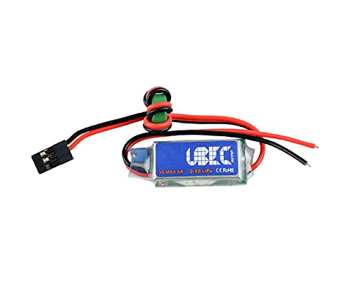 WANGCL Sistemas de Estabilización de Voltaje DC Ajustable UBEC RC 5V/6V 3A Servo Fuente de Alimentación para Cámara Gráfica Gimbal Receptor de Control de Vuelo para RC Helicóptero Avión