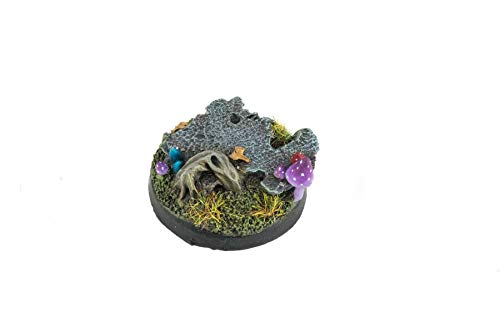 War World Gaming - Peanas Goblin Setas De Bosque Oscuro x 5 (25mm) - Escala 28mm Wargaming Diorama Miniaturas Batalla Ejército Horda Minis Maqueta Wargame Modelismo