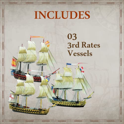 Wargames Delivered - Black Seas The Age of Sail 3rd Tates Squadron (1770 - 1830), paquete digital - Juego de mesa Battleship de Warlord Games