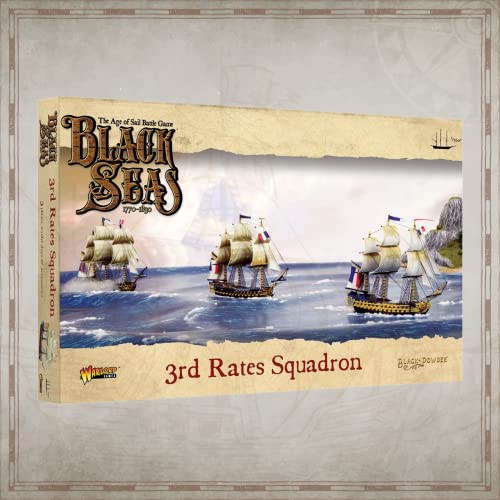 Wargames Delivered - Black Seas The Age of Sail 3rd Tates Squadron (1770 - 1830), paquete digital - Juego de mesa Battleship de Warlord Games