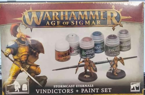 Warhammer Age of Sigmar Stormcast Eternals Vindicators + Paint Set