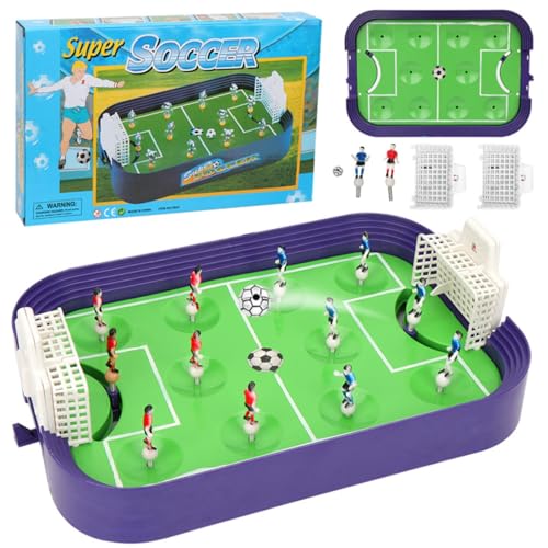 WeiJangg Futbolín Tiro Niños Escritorio Batalla,Juego de Mesa de Fútbol Juguete Interactivo,Mini Futbolín para Niños,El Montaje Sencillo ejercita la Capacidad práctica de los niños