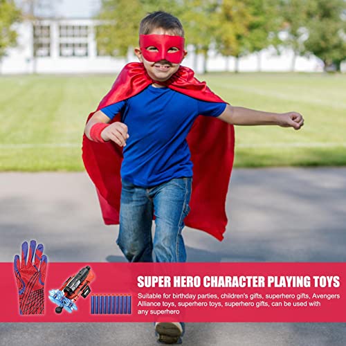 Wenmin Spiderman Guantes Web Shooter,Tirador Web Popular - Cosplay para Halloween Juegos rol para niños para Cosplay