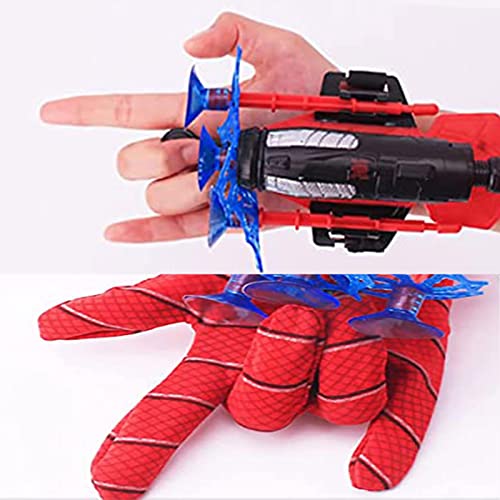 Wenmin Spiderman Guantes Web Shooter,Tirador Web Popular - Cosplay para Halloween Juegos rol para niños para Cosplay