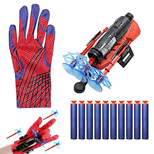 Wenmin Spiderman Guantes Web Shooter,Tirador Web Popular - Cosplay para Halloween Juegos rol para niños para Cosplay