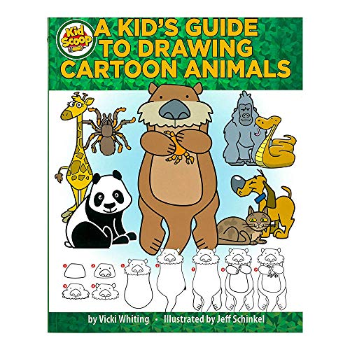 West Coast Paracord Learn to Draw 28 diferentes animales de dibujos animados – Guía para niños para dibujar animales de dibujos animados – Edades 510 – Manual educativo para rastrear o dibujar