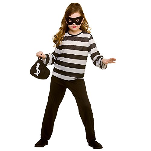 Wicked Costumes Disfraz de Robber Sneaky de tamaño Infantil Large 8-10 Years