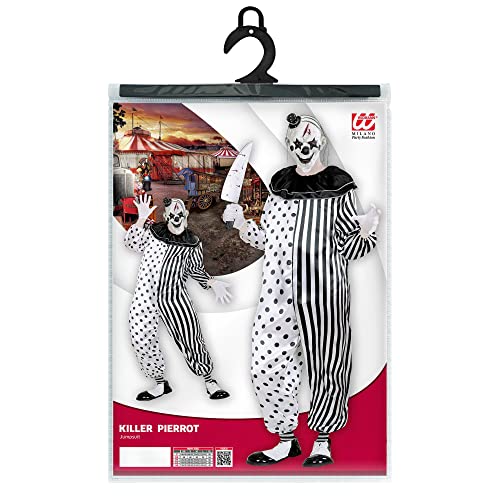 WIDMANN - Disfraz de pantomima asesino, mono, payaso, disfraces de carnaval, Halloween