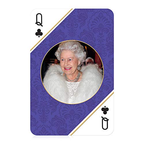 Winning Moves- HM Queen Isabel II Waddingtons - Cartas de Juego (WM00966-EN1-12)