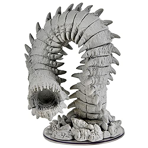 WizKids D&D Nolzur's Marvelous Miniatures: Purple Worm - Figura sin pintar, RPG, Dungeons & Dragons