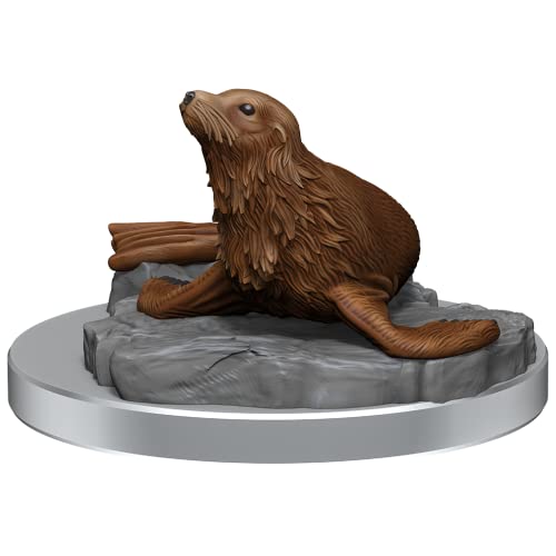 Wizkids D&D Nolzurs - Miniaturas de Locathah y Seal