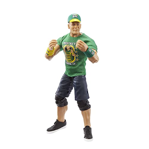 WWE HDF37 - Figura de acción John Cena Elite Collection, Aprox. 15 cm, portátil, Juguete de Regalo para coleccionar para Fans Partir de 8 años