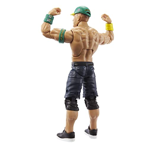 WWE HDF37 - Figura de acción John Cena Elite Collection, Aprox. 15 cm, portátil, Juguete de Regalo para coleccionar para Fans Partir de 8 años