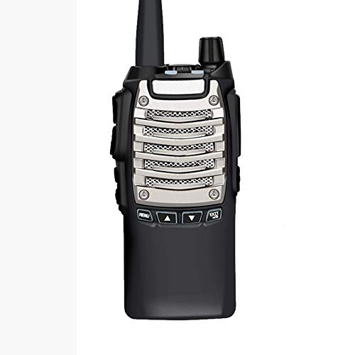 XAOBNIU 2 Paquete de walkie Talkie con hasta 5 kilómetros de Alcance Negro PMR446 8 Canales