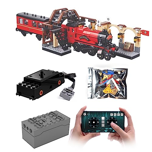 XGREPACK Mando a distancia para Lego Express 75955 Super, con motor, manual PDF, regalo de cumpleaños de Navidad, compatible con Lego Harry Potter Train 75955 (no incluye modelo