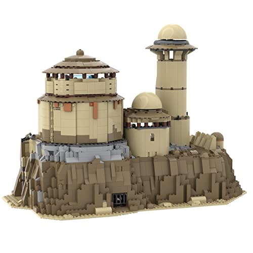 YAKI Jabbas Palast - Juego de construcción modular, 1762 bloques de construcción espacial de guerra de las galaxias, compatible con Lego