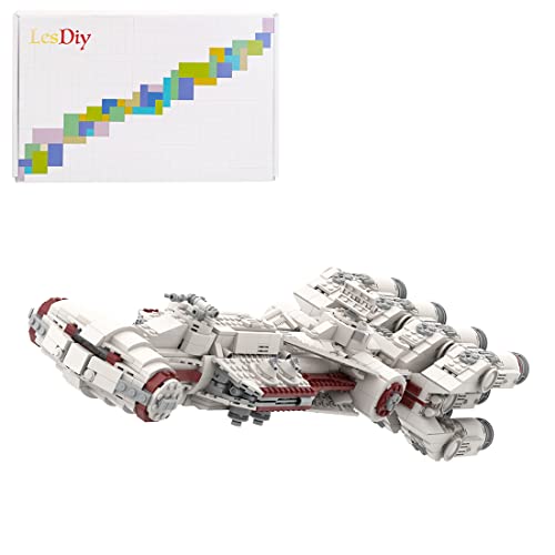 YANYUESHOP Juego de construcción de Nave Espacial Technic, 1903 Piezas MOC-73874 Micro Blockade Runners Tantive IV Liberator Starship, Juguete de Nave Espacial Compatible con Lego