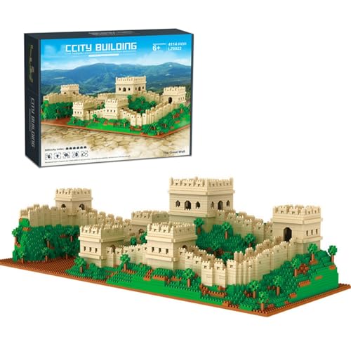 YAXRO Great WAL Juego De Construcción De Modelos De Arquitectura Mundialmente Famoso,4114 Piezas Juguete Educativo De Construcción,Regalo para Adultos Y Niños,Compatible con Lego A