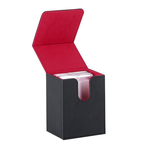 Yearninglife Caja de tarjetas coleccionables, caja magnética con tapa, caja de tarjetas, cajas de almacenamiento, cajas para coleccionar, soporte para tarjetas de juego para coleccionar e intercambiar