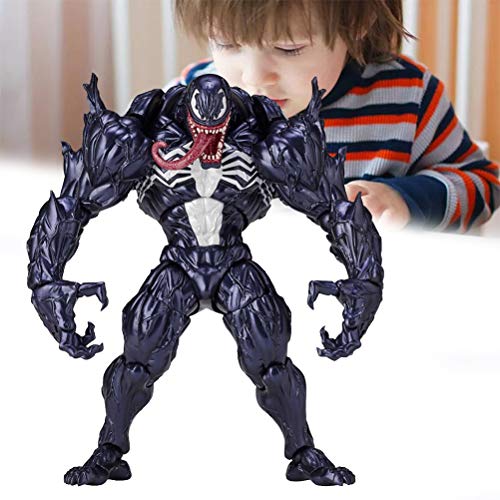 YEKKU Venom Model Toy, Venom Figura Muñeca Juguete Anime Figura Muñecas Ornamento Creativo Anime Colección Escultura Adornos Decoración del Hogar