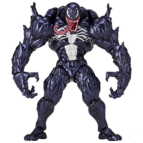 YEKKU Venom Model Toy, Venom Figura Muñeca Juguete Anime Figura Muñecas Ornamento Creativo Anime Colección Escultura Adornos Decoración del Hogar