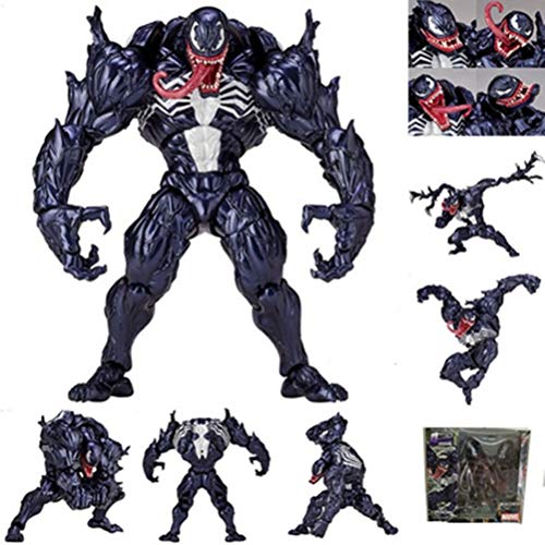 YEKKU Venom Model Toy, Venom Figura Muñeca Juguete Anime Figura Muñecas Ornamento Creativo Anime Colección Escultura Adornos Decoración del Hogar