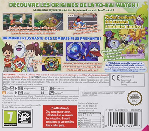 Yo-Kai Watch 2 : Fantômes Bouffis - Nintendo 3DS [Importación francesa]