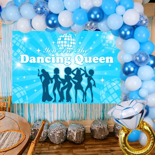 You are the Dancing Queen Decorations, Dancing Queen Decoración de despedida de soltera, kit de guirnalda de globos de despedida de soltera con telón de fondo de reina bailarina para despedida de