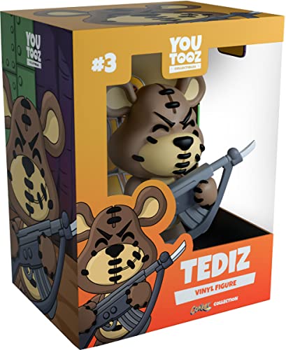 Youtooz Tediz Figura de Vinilo de 4.5 Pulgadas, con Licencia Oficial Coleccionable del Videojuego Conkers Bad Fur Day, por Youtooz Conkers Bad Fur Day Collection