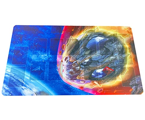 Yu Gi Oh Playmat TCG - Alfombrilla de juego (61 x 35 cm) | Nibiru The Primal Being (con zonas de campo)