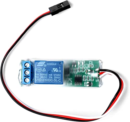 YUNIQUE Espana Interruptor de relé electrónico PWM K1 1CH para RC DIY Modelado de Luces de navegación Controlador Interruptores universales de Encendido/Apagado