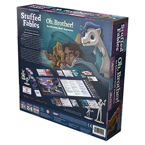 Z-Man Games, Stuffed Fables: Oh, Brother, Board Game, 2-4 Players, Ages 7+, 60-90 Minutes Playing Time