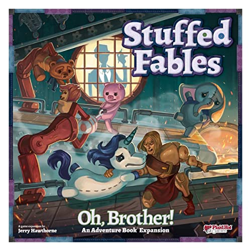 Z-Man Games, Stuffed Fables: Oh, Brother, Board Game, 2-4 Players, Ages 7+, 60-90 Minutes Playing Time