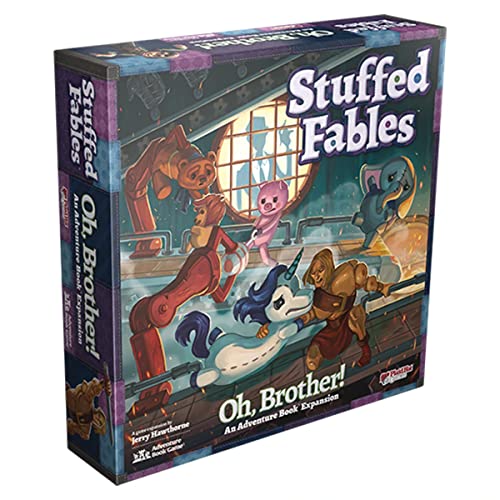 Z-Man Games, Stuffed Fables: Oh, Brother, Board Game, 2-4 Players, Ages 7+, 60-90 Minutes Playing Time