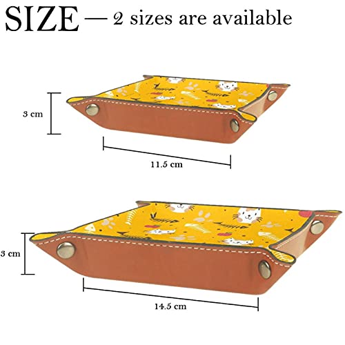 Zampa Di Gatti Carini Bandeja Plegable Cuadrada Bandeja Rodante Para Dados Para Juegos De Dados Dnd Caja De Almacenamiento Con Soporte Para Llaves Pan Candy 20.5x20.5cm