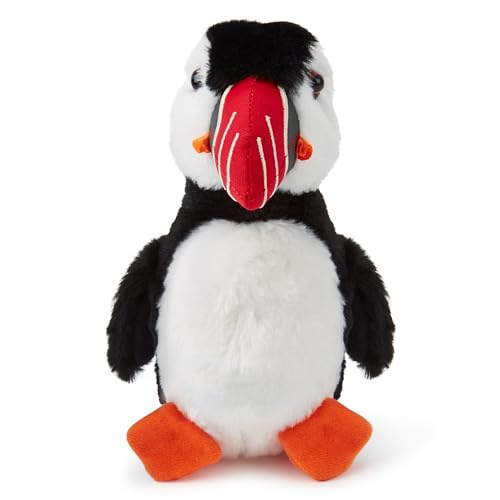 Zappi Co Peluche de Frailecillo (22cm) - Delicioso, Suave Pájaro, Ecológico para Jugar y Acariciar, Hecho con Material 100% Reciclado