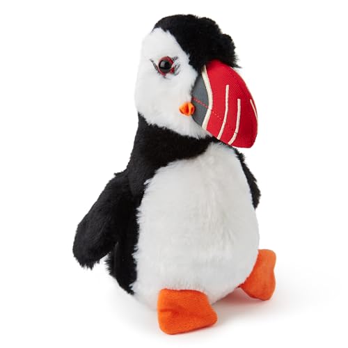 Zappi Co Peluche de Frailecillo (22cm) - Delicioso, Suave Pájaro, Ecológico para Jugar y Acariciar, Hecho con Material 100% Reciclado