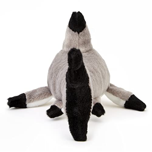 Zappi Co Peluche de tiburón con punta negra para niños (34-36 cm), colección de animales de safari, peluche de peluche para recién nacidos, primer niño