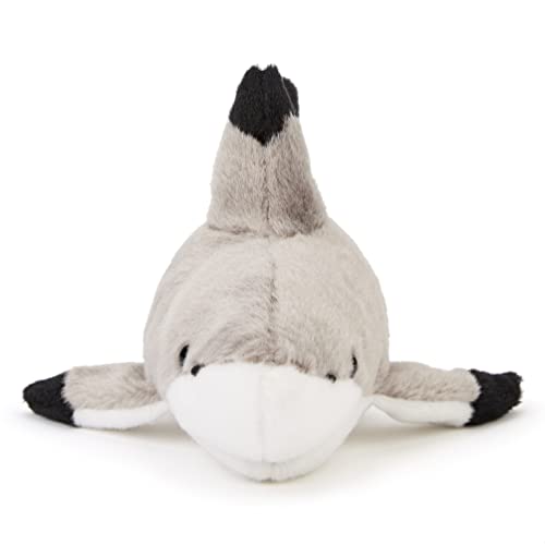 Zappi Co Peluche de tiburón con punta negra para niños (34-36 cm), colección de animales de safari, peluche de peluche para recién nacidos, primer niño