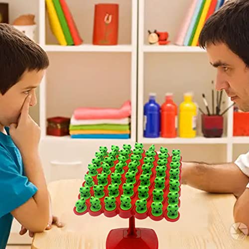 Zceplem Frog Balance Math Game, Cool Frog Balance Toys Dos Jugadores, Frog Balance Toys Fun Early Educational Children's Gift Juguetes para niños para reuniones Familiares Navidad Halloween