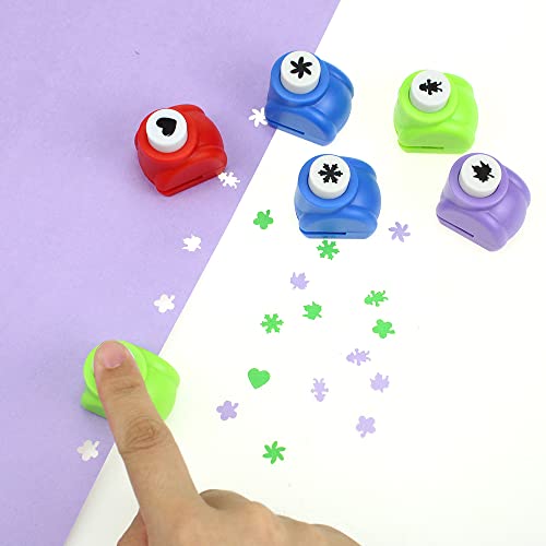 ZJRung 6 Piezas Tijeras de Manualidades Para Niños Tijeras de Borde de Seguridad Tijeras Dentadas para Niños con 6 Colores aleatorios Perforador de Papel Decorativo para Niños Corte de Papel en Color