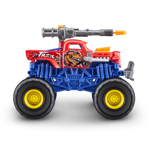 Zuru Metal Machines- Monster Wheels Wars Metal Machines ZURU (T-Rex) Vehicle Vehículo Truck, Color (6792D)