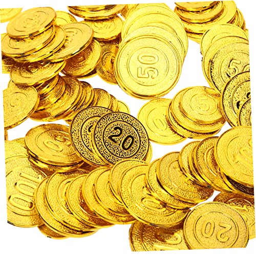 100 Piezas De Juguete De Moneda Pirata Juguete Pirata Juguetes para Niños Juguete para Niños Monedas De Pirata Rústicas Juguetes De Monedas De Oro Juguetes De Monedas De Pirata