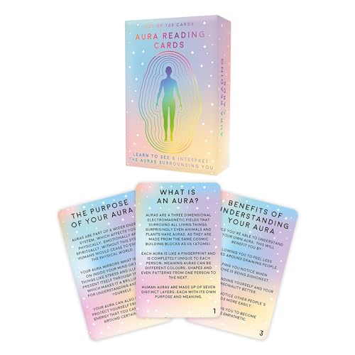 100 Tarjetas de Aura - Comience a ver y leer Auras. Conocimientos y actividades para enseñarle sobre auras.