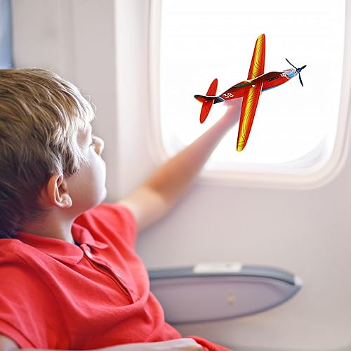 12 Piezas Aviones Planeadores para Niños | Avion Planeador, Aviones De Planeo, Aviones De Poliespan, Juguete para Niños y Niñas para Cumpleaños Infantiles Rifa Bolsa De Escuela Regalo Sorpresa